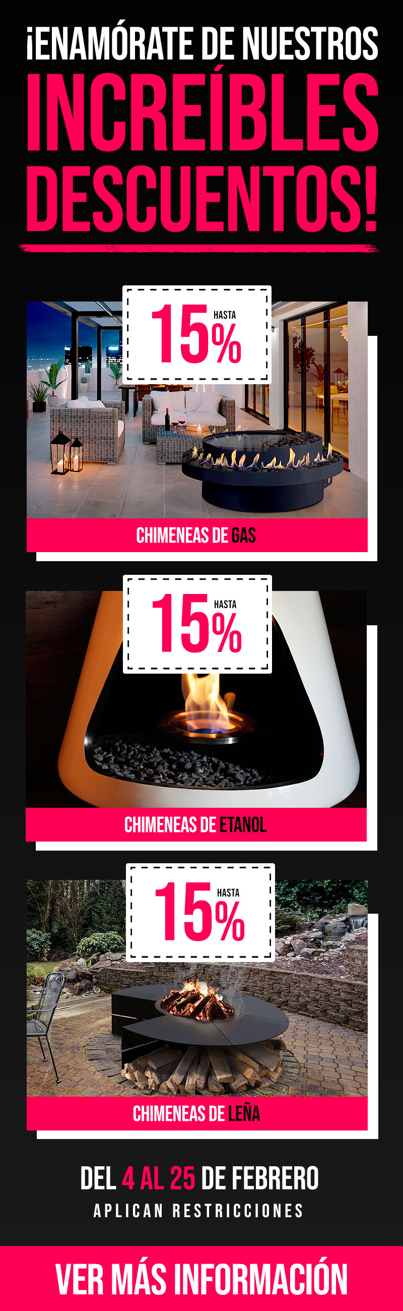 Chimeneas | Chimeneas de Gas | Chimeneas de Etanol | Chimeneas Esqueda