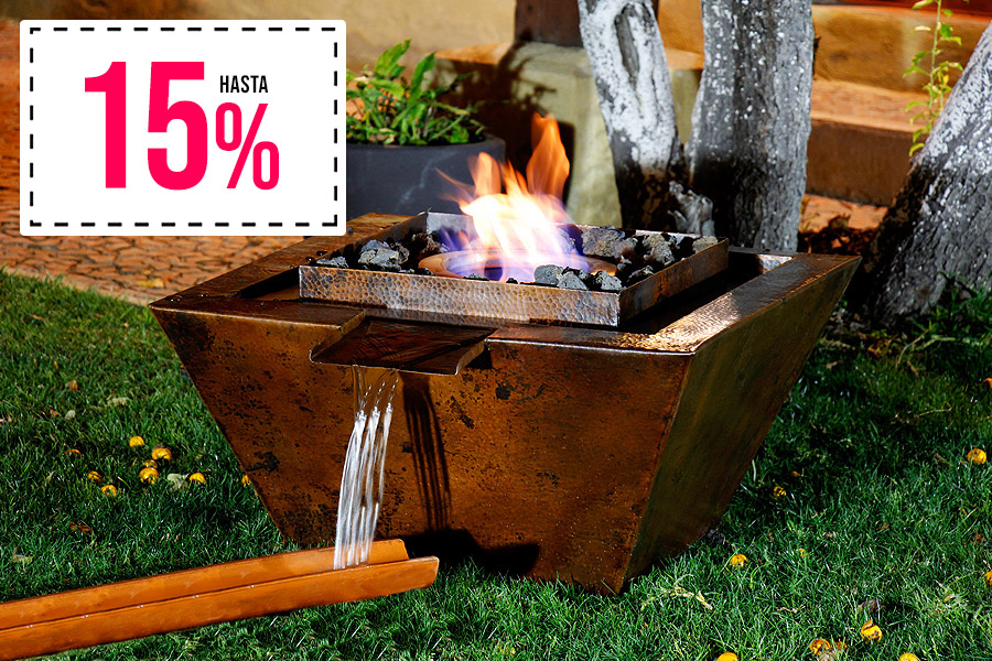 Chimenea Aqua Koeko de etanol