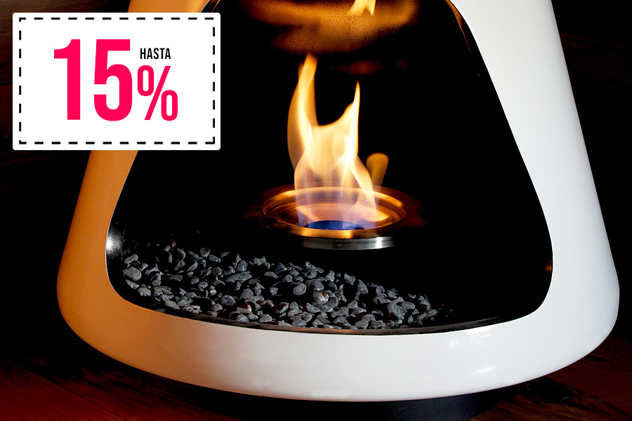 Chimenea Trento de etanol