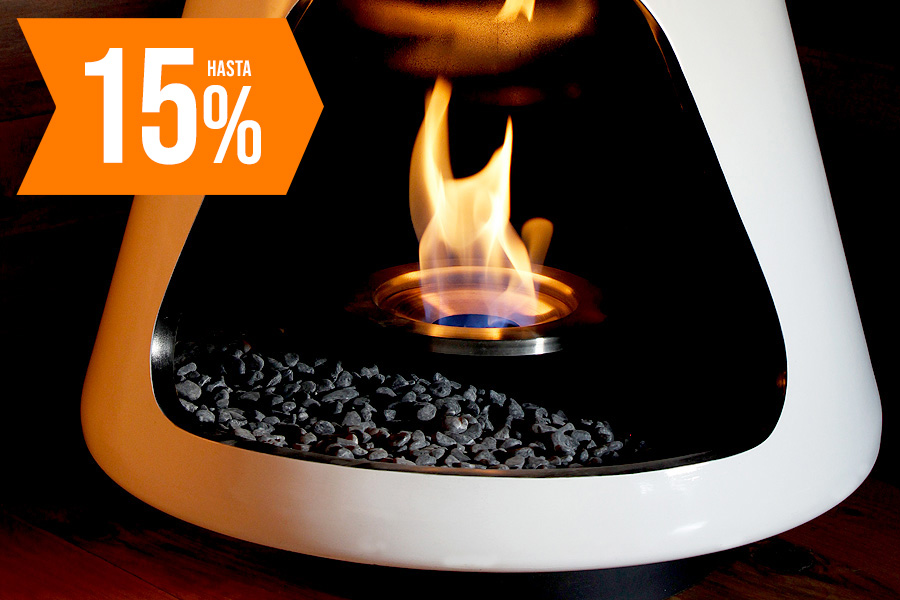 Chimenea Trento de etanol