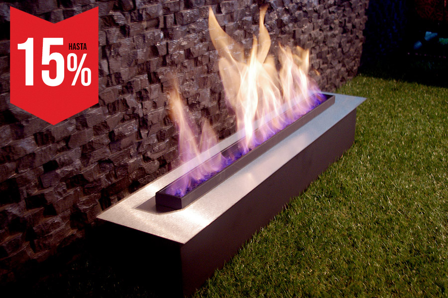 Split para etanol con cubierta de acero inoxidable de 1.00 m