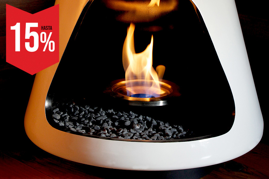 Chimenea Trento de etanol