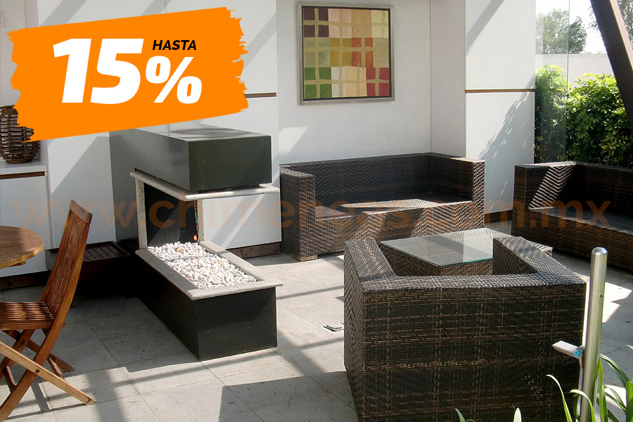 Chimeneas de gas pre-fabricadas | Chimeneas Esqueda