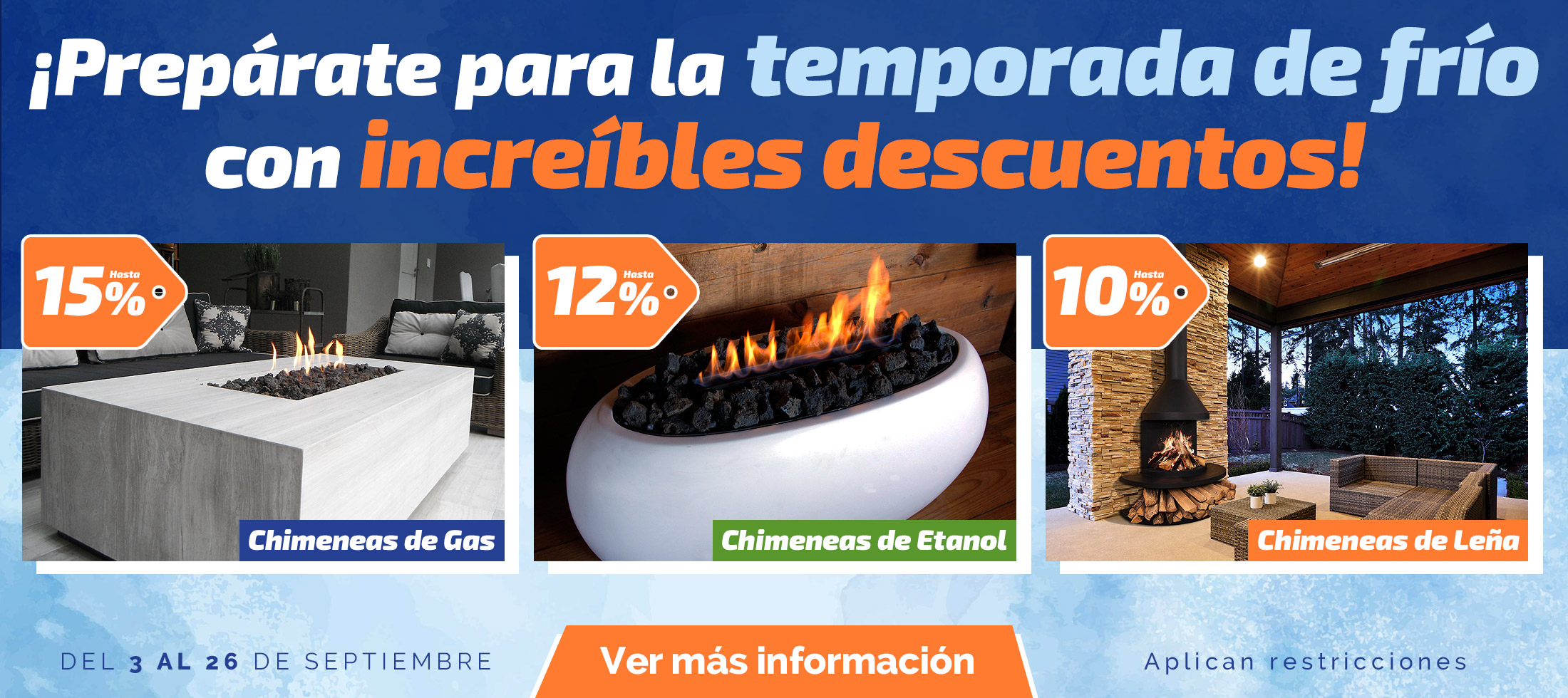 Chimeneas | Chimeneas de Gas | Chimeneas de Etanol | Chimeneas Esqueda